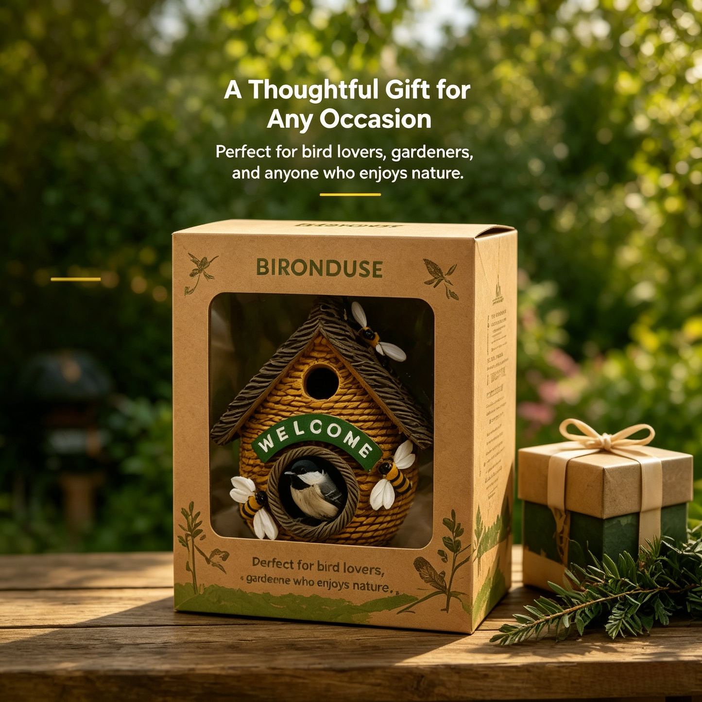Charming Outdoor Birdhouse β Perfect for Garden Bird