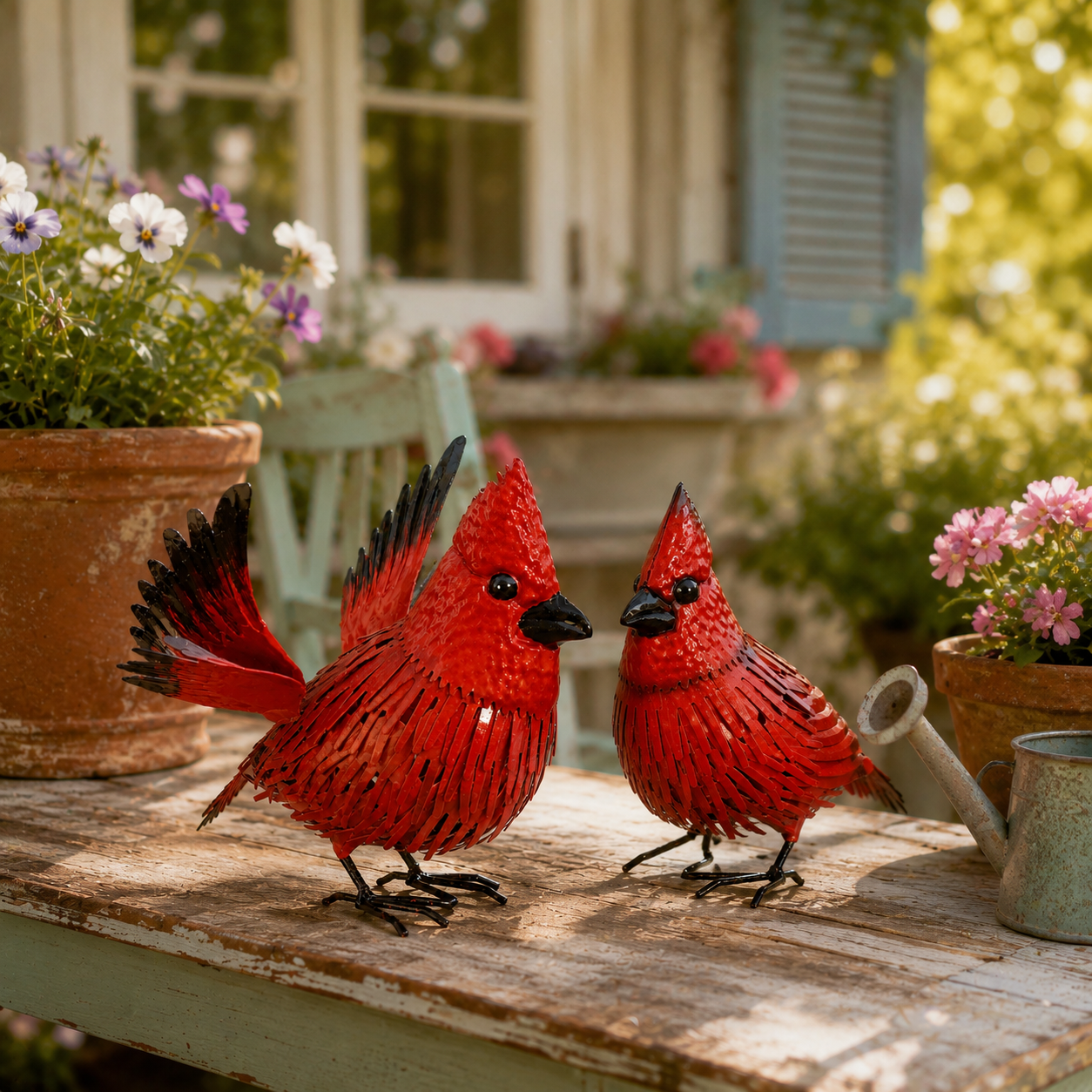 Cardinal Garden Decor Set π¦β€