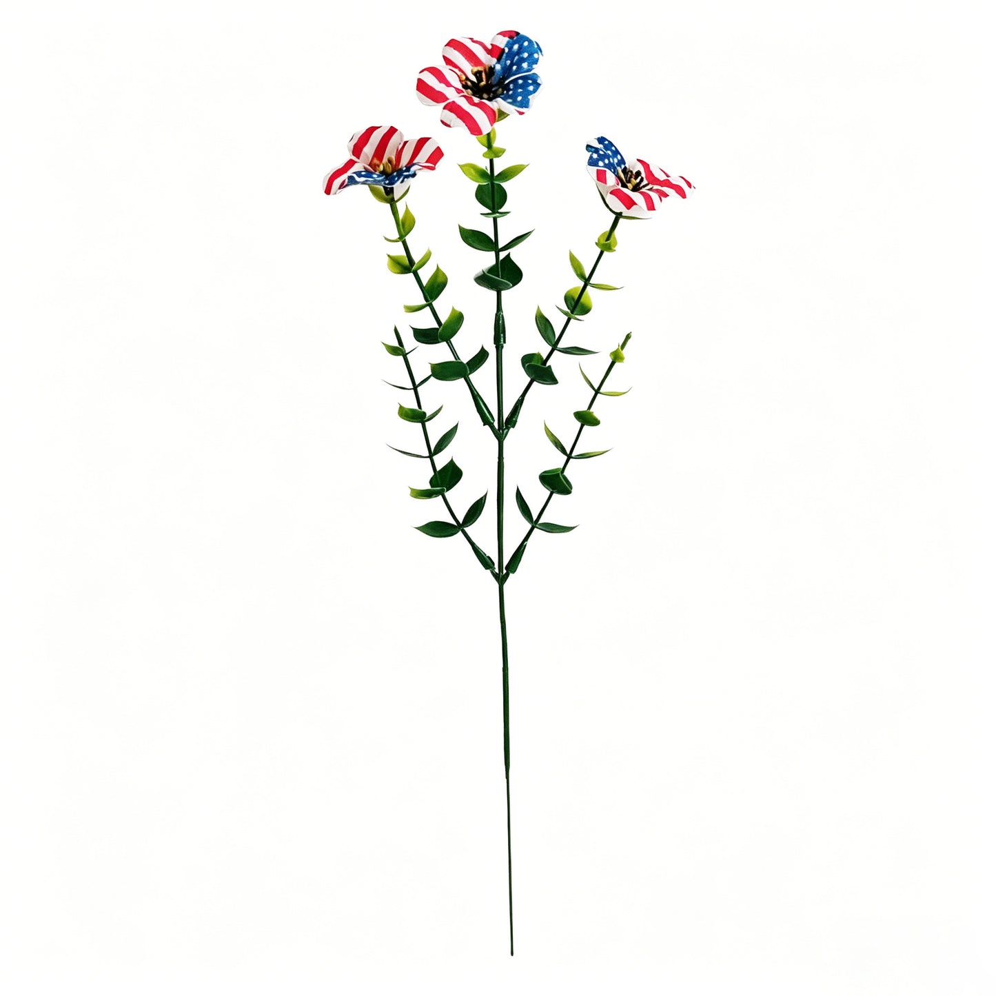 Red, White & Blue Artificial Violet Bouquet