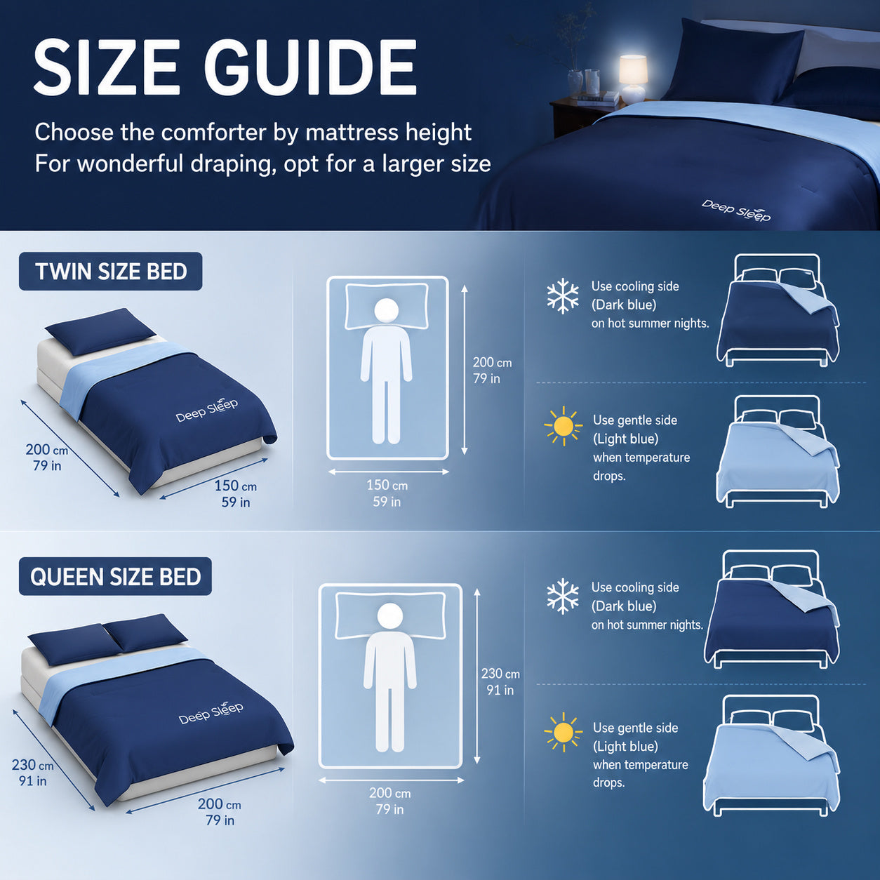 Deep Sleep Summer Cooling Blanket