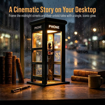 📞49% OFF ✨Vintage Phone Booth Ambient Lamp