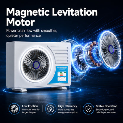 Air Conditioner Outdoor Unit Magnetic Levitation Quiet Desktop Fan