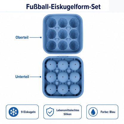 ❄️Fußball-Eiskugelform-Set