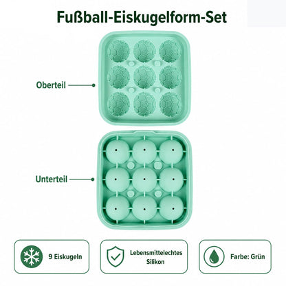 ❄️Fußball-Eiskugelform-Set