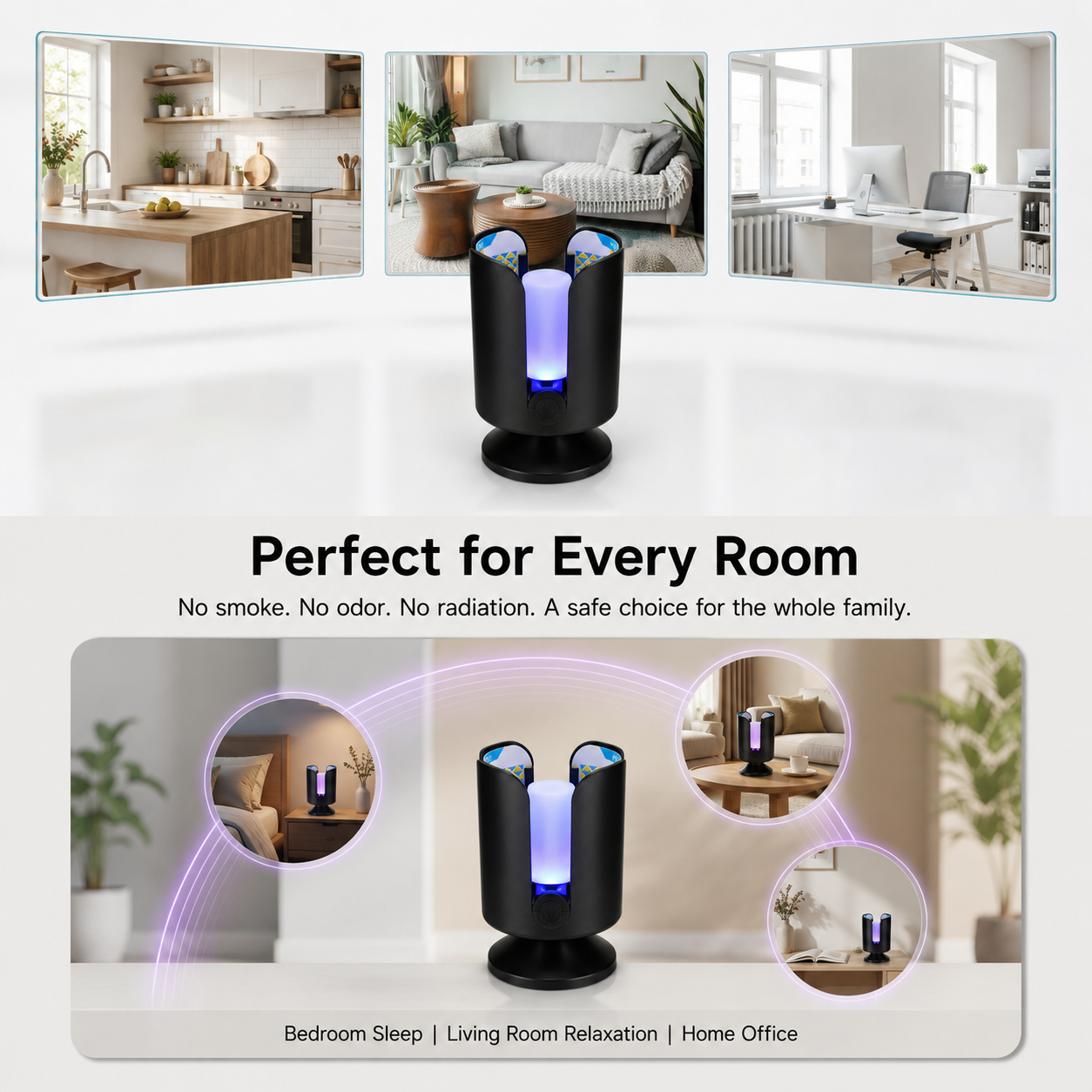 Smart Glue-Board Mosquito Trap Light