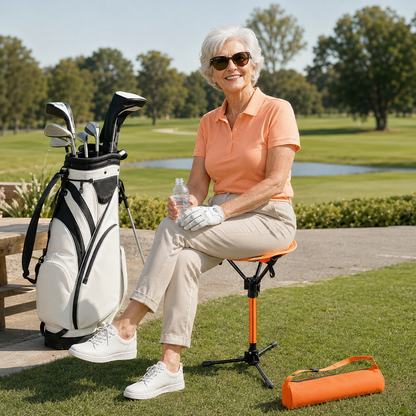 Portable Folding Tripod Stool – Lightweight Seat for Travel, Gardening & Outdoor Breaks