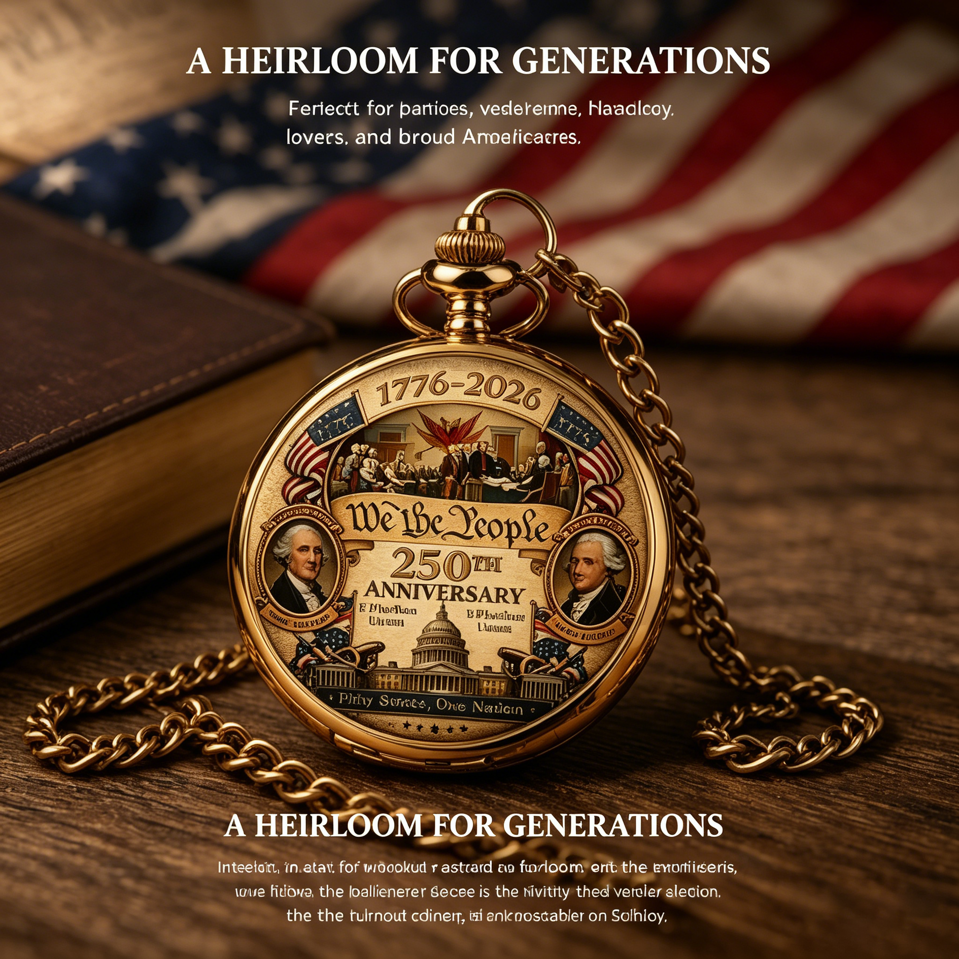 250th Anniversary of the U.S. Constitution Pocket Watch