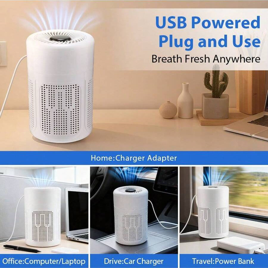 🌬️ 50% OFF! 🔥 Compact home air purifier – 2026 bestseller – Quiet, energy-efficient, and perfect for allergy sufferers, dust, and pet hair 🏠