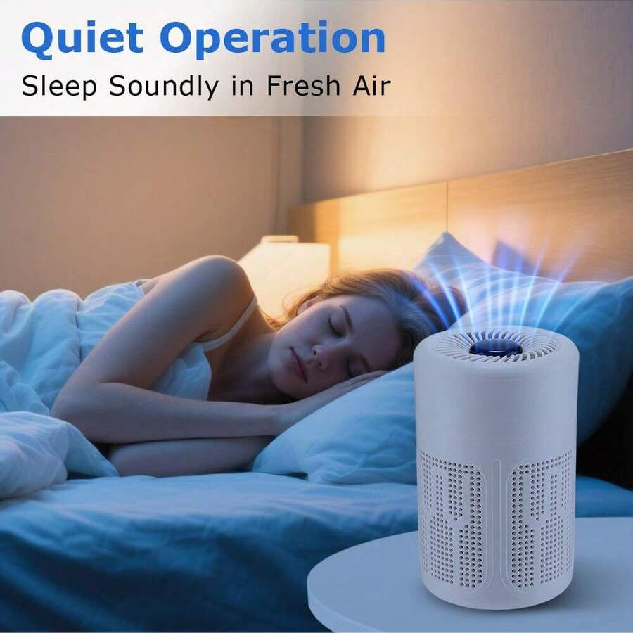 🌬️ 50% OFF! 🔥 Compact home air purifier – 2026 bestseller – Quiet, energy-efficient, and perfect for allergy sufferers, dust, and pet hair 🏠