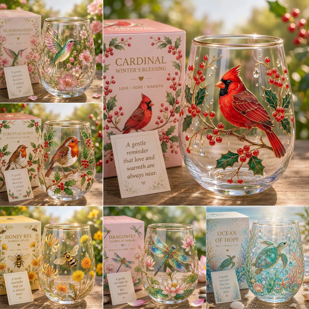 🔥LAST DAY 50% OFF - 🌸🌿 Limited Edition 2026 Garden Morning Bliss Glass Tea Cup☀️☕