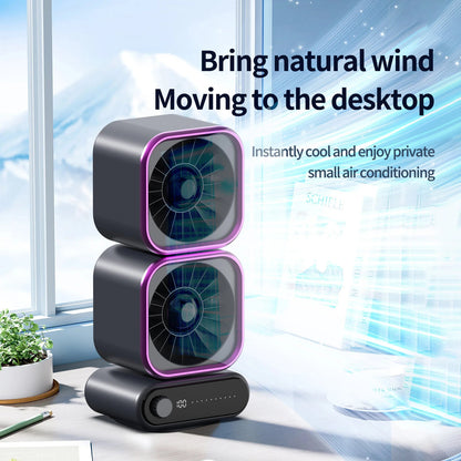 Zekear™ 360° Smart Desk Fan – Powerful Cooling in a Compact Design