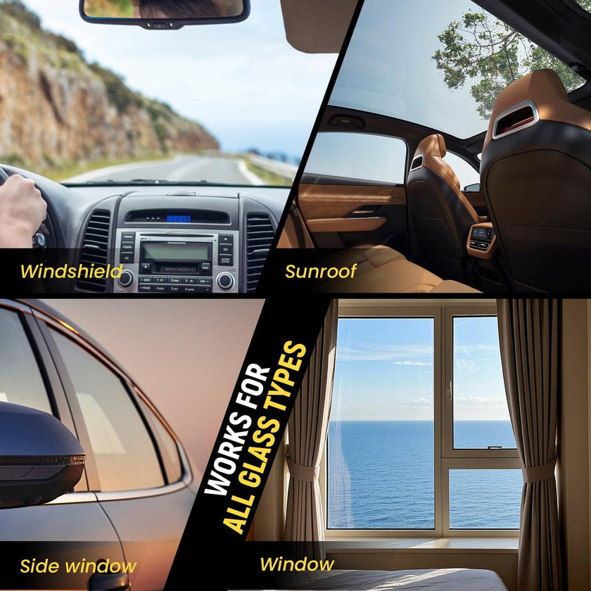 DIY Windshield Chip Repair Kit 2 Pack With UV Activated Resin