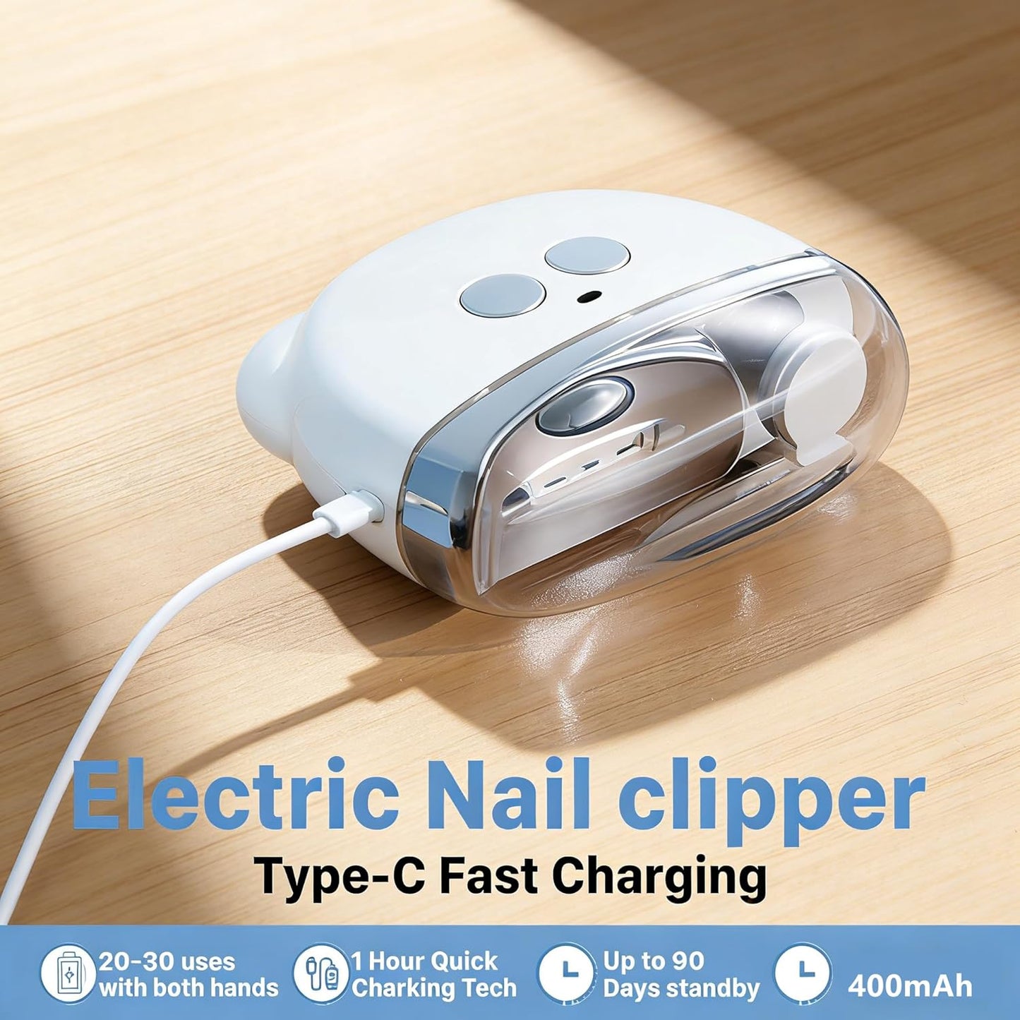 Electric Nail Clippers for Thick, Hard Toenails