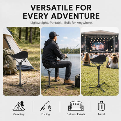 Portable Folding Tripod Stool – Lightweight Seat for Travel, Gardening & Outdoor Breaks