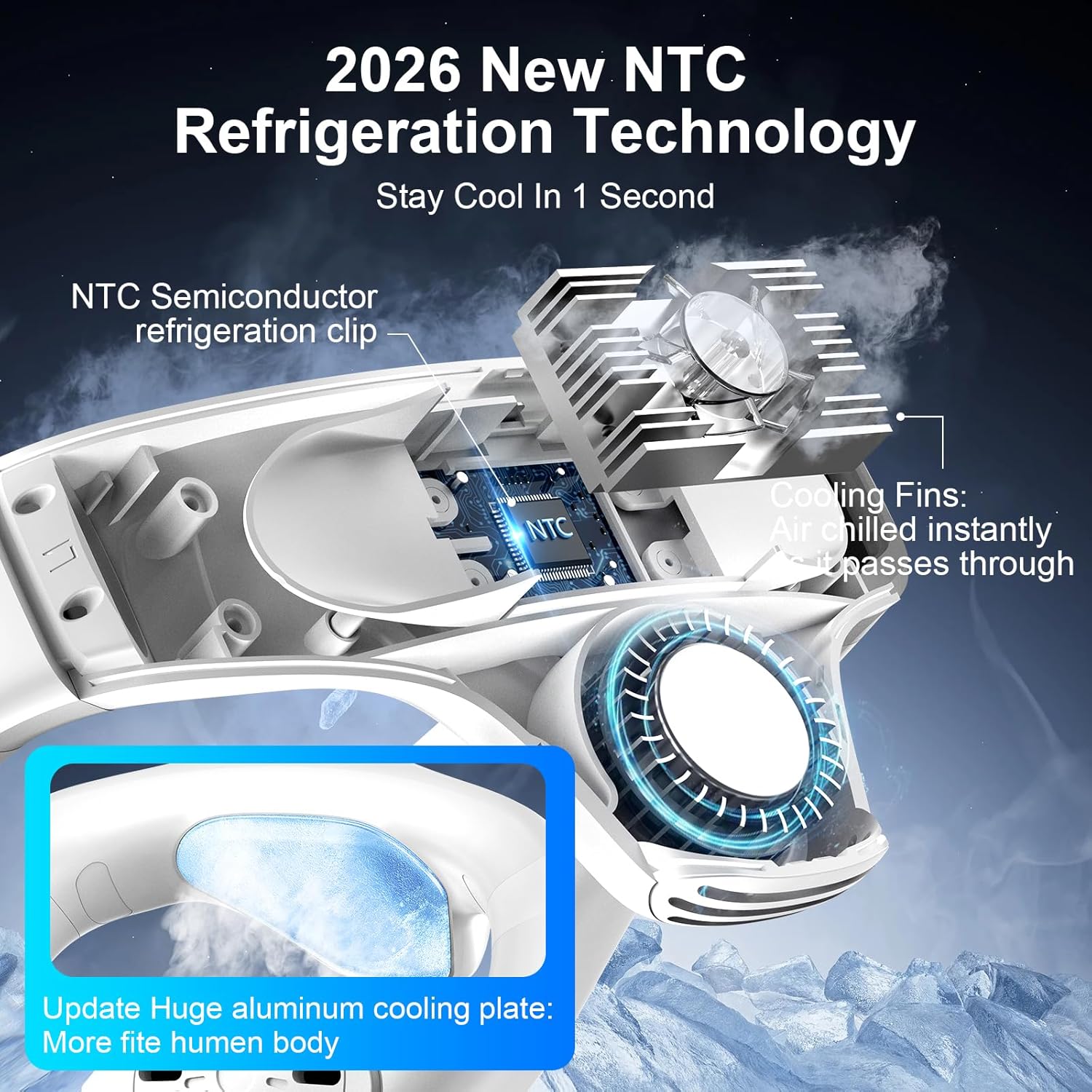 Neck Air Conditioner Fans That Blow Cold Air