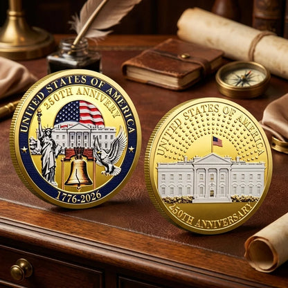 9PCS USA 250th Anniversary Commemorative Coin Gift Set