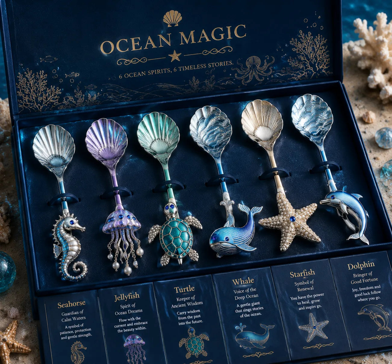 Magical Guardians Collectible Spoon Sets – Nature, Forest & Ocean Edition