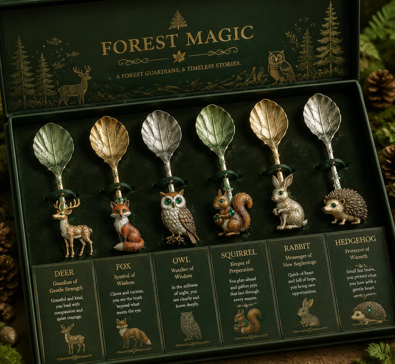 Magical Guardians Collectible Spoon Sets – Nature, Forest & Ocean Edition