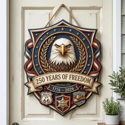 250th Anniversary Wooden Door Hanger Collection