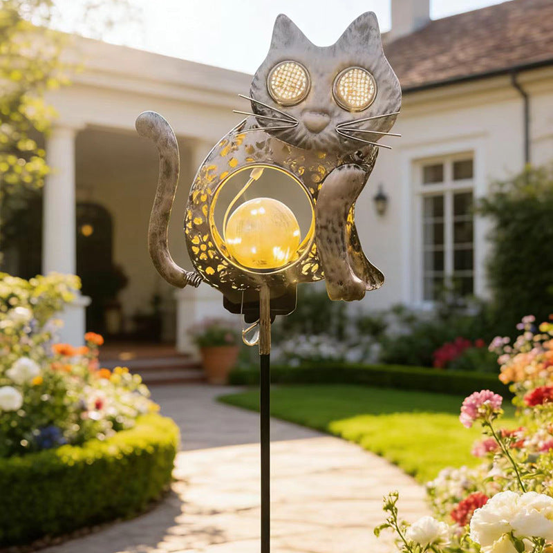 Dynamic Solar Animal Garden Stake Light 🐸🐱🦉