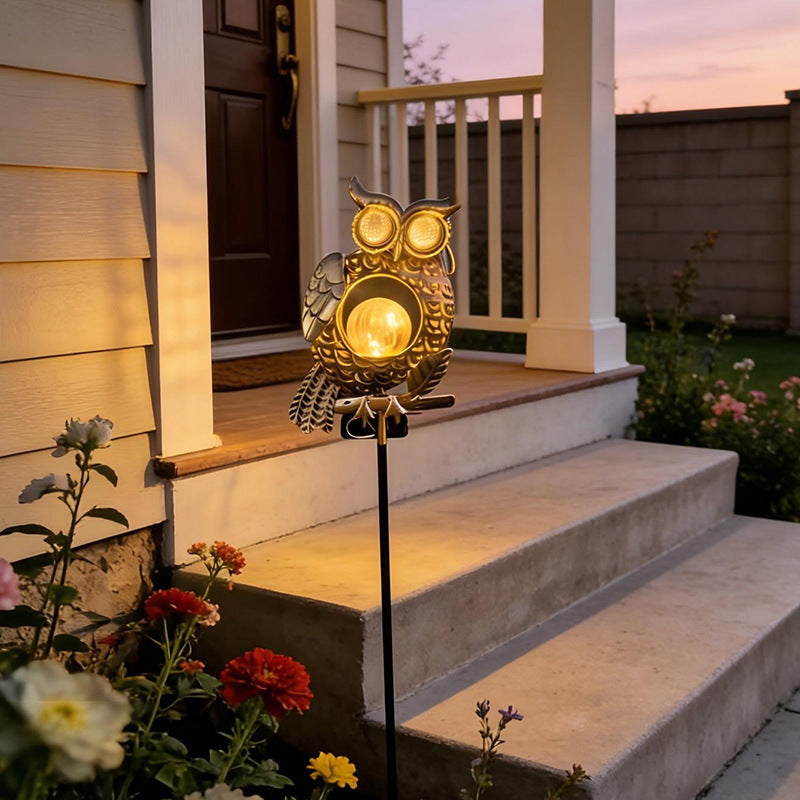 Dynamic Solar Animal Garden Stake Light 🐸🐱🦉