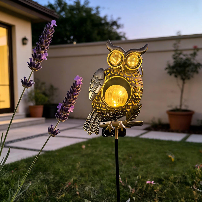 Dynamic Solar Animal Garden Stake Light 🐸🐱🦉