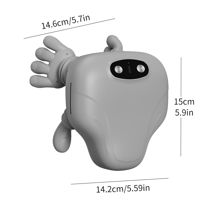 Wireless Heated Shoulder & Neck Massager with Realistic Hand Simulation