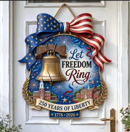 250th Anniversary Wooden Door Hanger Collection