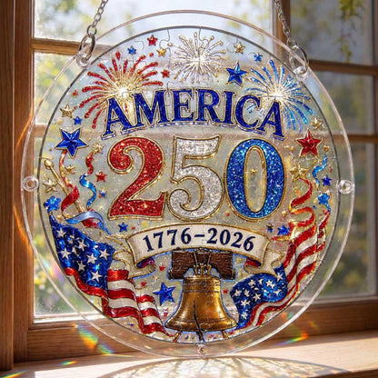250th Anniversary Acrylic Puzzle Suncatcher Window Hanging