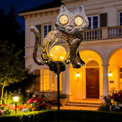 Dynamic Solar Animal Garden Stake Light 🐸🐱🦉