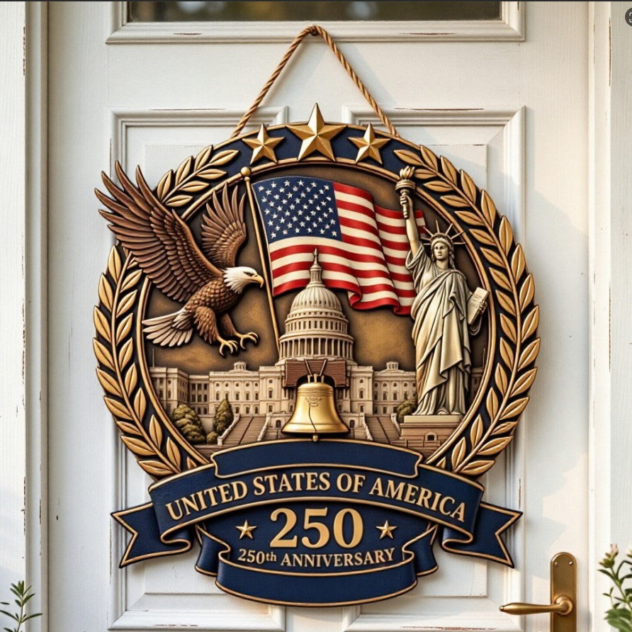 250th Anniversary Wooden Door Hanger Collection