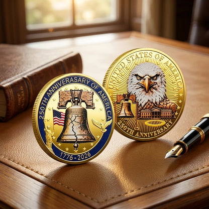 9PCS USA 250th Anniversary Commemorative Coin Gift Set