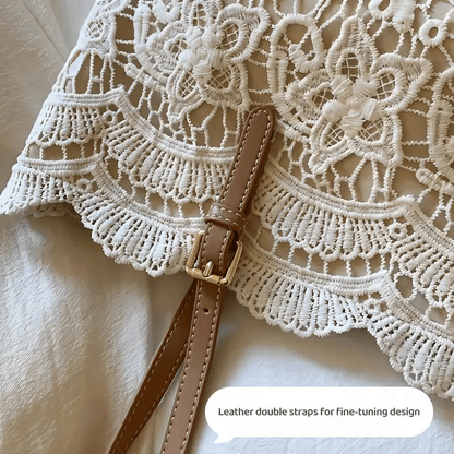 Vintage Lace Shoulder Bag – Elegant Crossbody Purse for Every Occasion 🤍👜