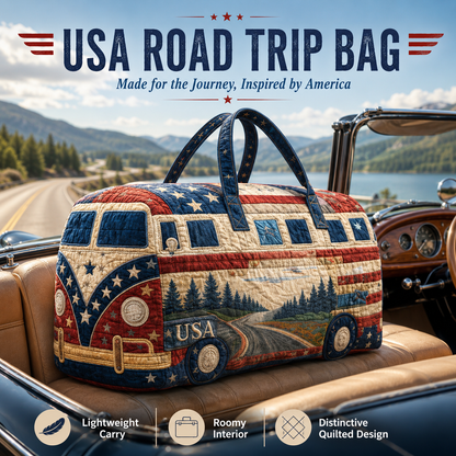 🔥LAST DAY 50% OFF - 🇺🇸✨🇺🇸 American 250th Anniversary Quilted Travel Duffle Bag