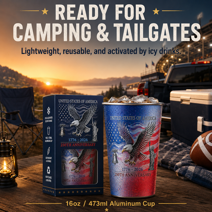 1776–2026 | 250th Anniversary Color-Changing Cup