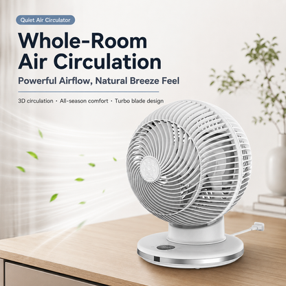 Quiet Air Circulation Fan for Better Room Comfort 🌬️