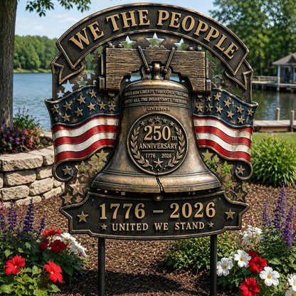 US America 250 Years Garden Stake