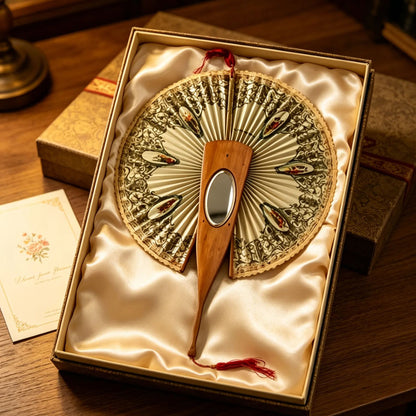 Antique Mirrored Mechanical Fan