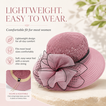 Women’s Summer Wide-Brim Sun Hat 👒