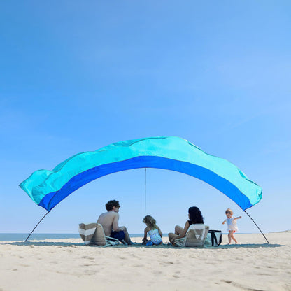 Wind‑Powered Beach Tent Shade Canopy