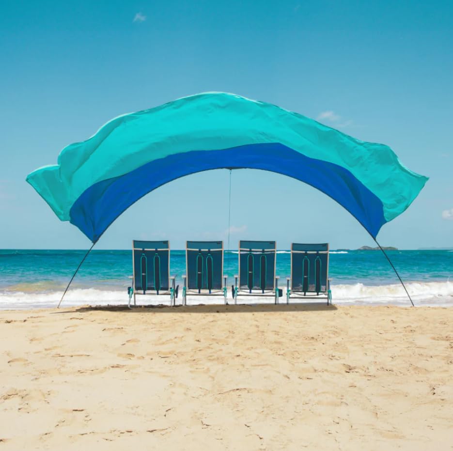 Wind‑Powered Beach Tent Shade Canopy