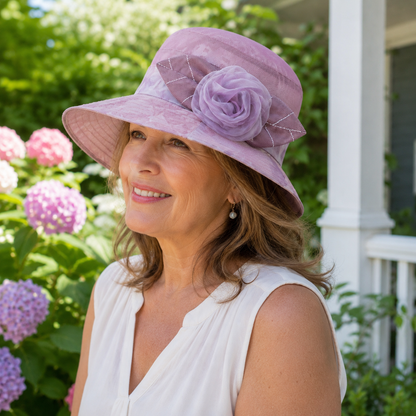 Women’s Ice-Silk Wide Brim Sun Hat 🌸