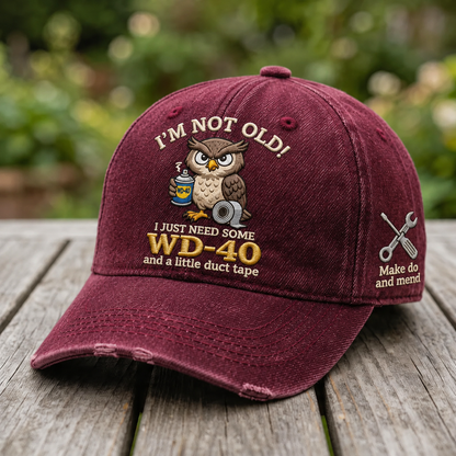 “Not Old Yet” Funny Owl Hat